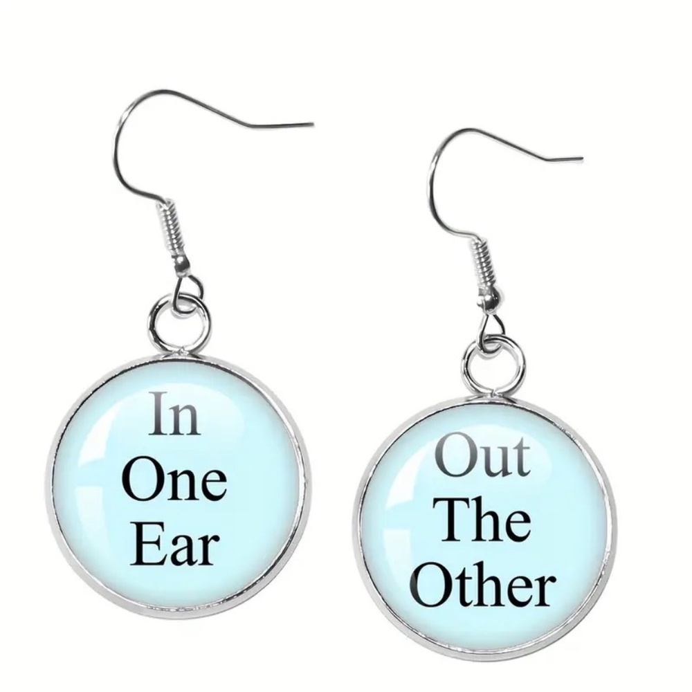 Blue earrings